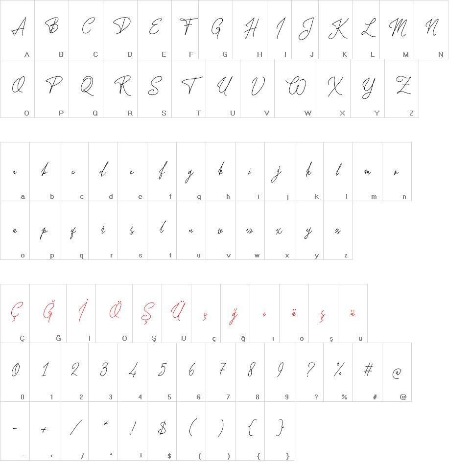Forsythia Garden font